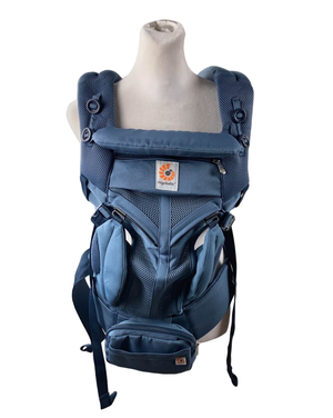  Ergobaby Omni 360 All-Position Baby Carrier for Newborn to  Toddler with Lumbar Support & Cool Air Mesh (7-45 Lb), Oxford Blue : Baby