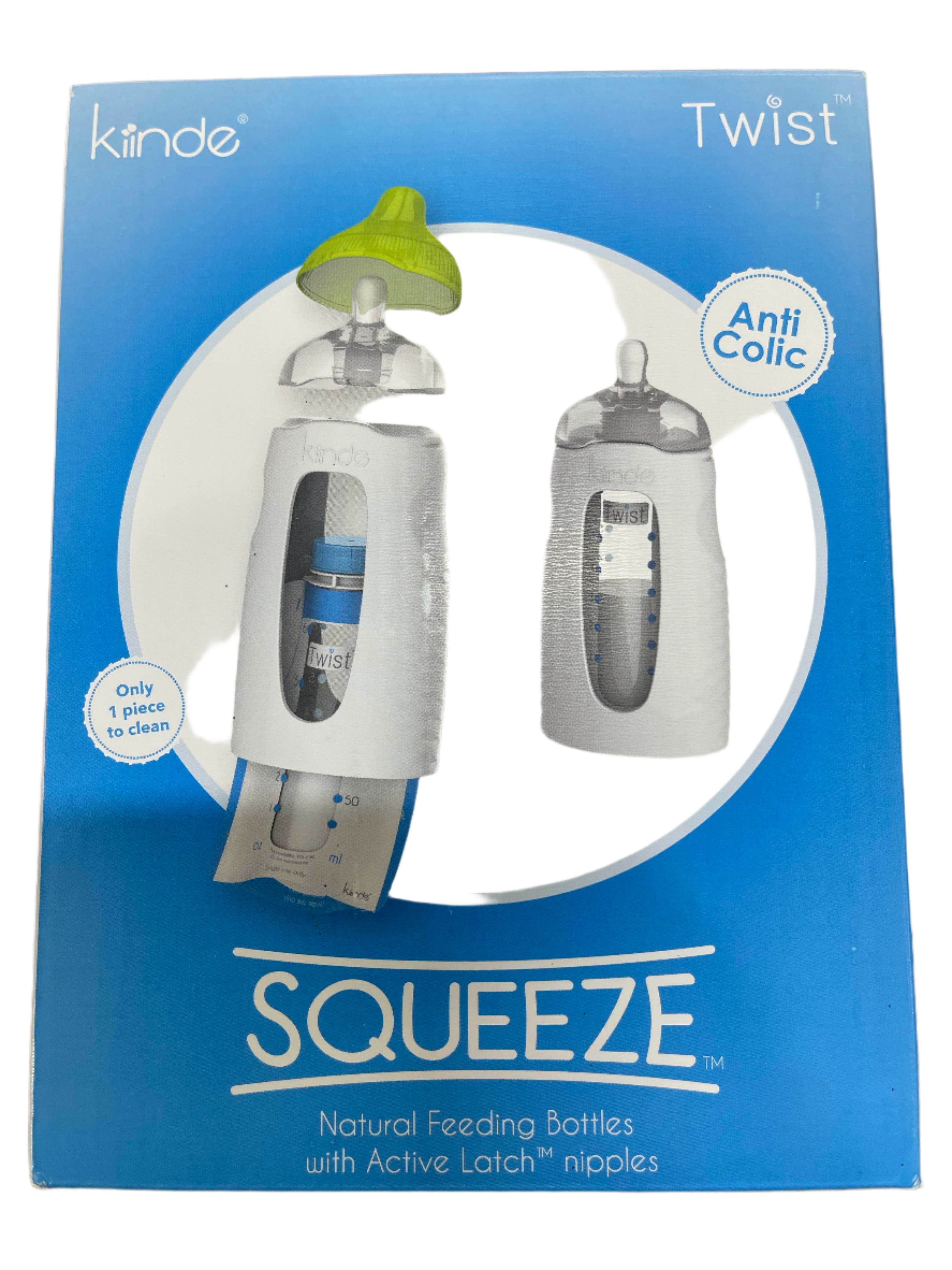 Kiinde Twist Squeeze Natural Feeding Bottle