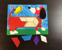 used Melissa & Doug Animal Pattern Blocks