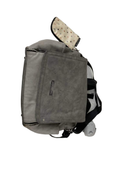 used Petunia Pickle Bottom Boxy Backpack Diaper Bag, Leather Grey