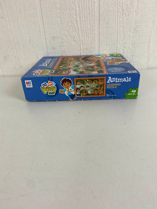 secondhand Milton Bradley Go Diego Go! Animals Learning Puzzle