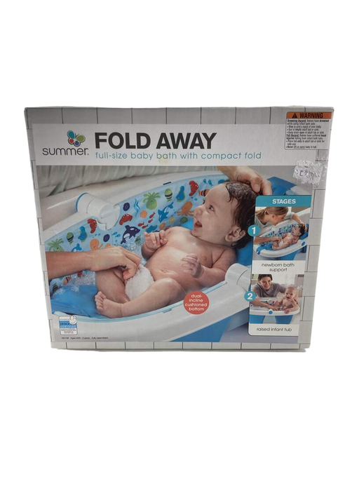 used Summer Infant Fold Away Baby Bath Tub