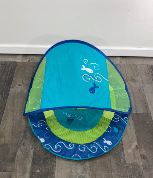 used SwimWays Float with Canopy, Green/Blue