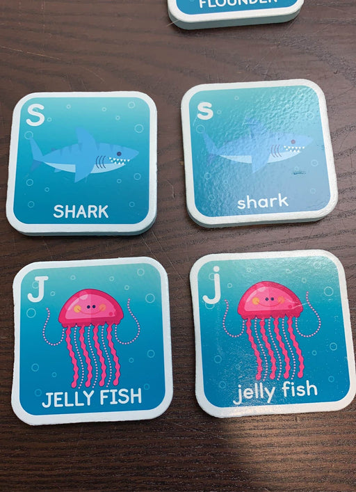 secondhand Chuckle And Roar A-Z Bath Time Matching Memory Game