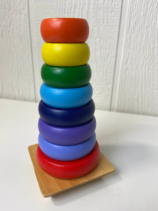 used Melissa & Doug Rainbow Stacker Classic Toy