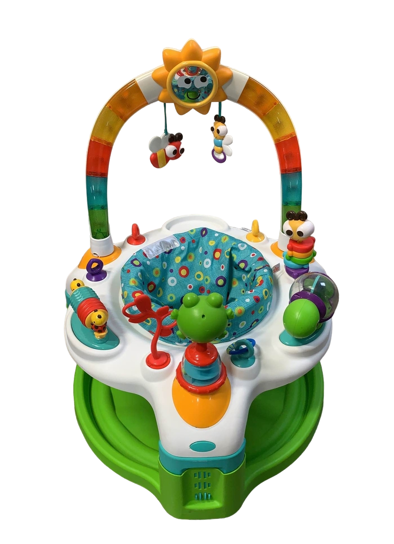 Bright starts 2 in 1 laugh store and lights activity gym and saucer