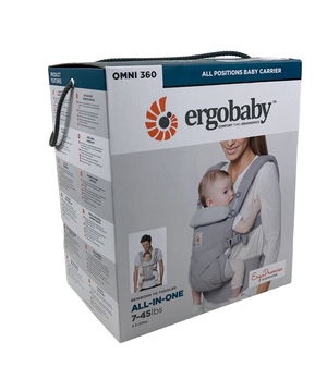 Ergobaby Omni 360 All-Position Baby Carrier for Newborn to Toddler with  Lumbar Support (7-45 Pounds), Pearl Grey, One Size (Pack of 1)