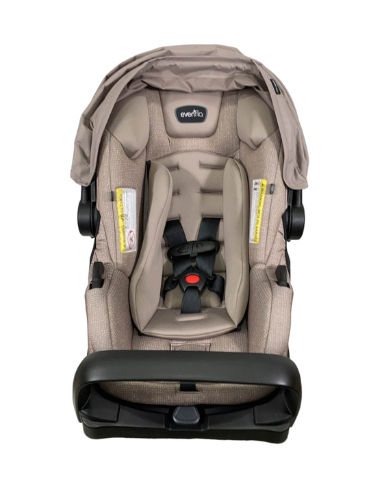 secondhand Evenflo Pivot Modular Travel System Stroller, Sandstone, 2021