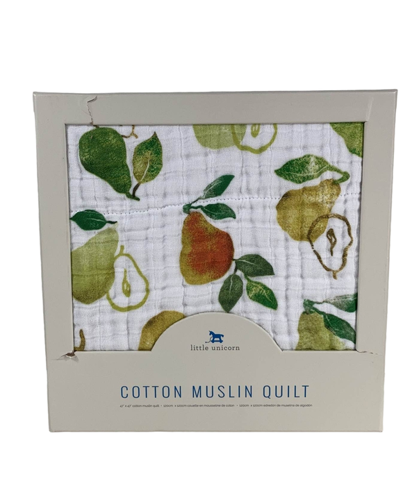 Shop Little Unicorn Cotton Muslin Quilt, Peary Nice at GoodBuy Gear