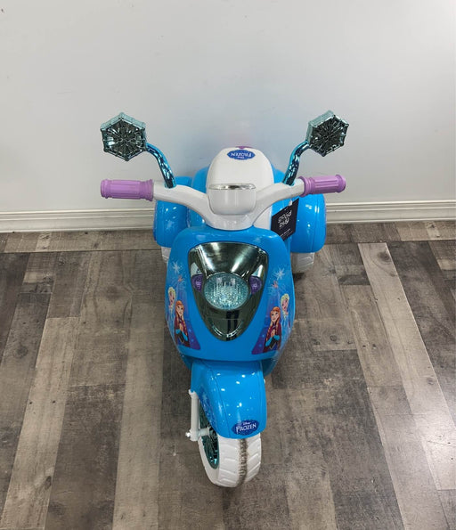 secondhand Disney Pixar Frozen 3-Wheel Scooter Battery Powered Ride-On