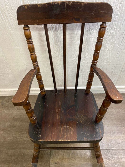 secondhand Child’s Wooden Rocking Chair