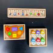 used BUNDLE Wooden Puzzles