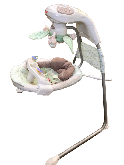 used Fisher Price Nature’s Touch Baby Papasan Cradle Swing