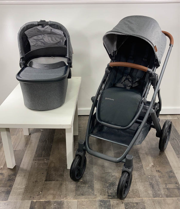 secondhand UPPAbaby VISTA V2 Stroller, 2021, Greyson (Charcoal Melange)