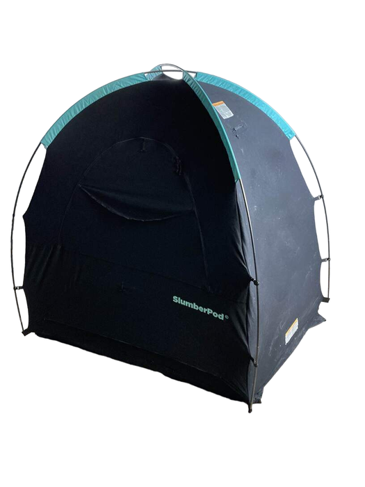 Shop SlumberPod 2.0 Sleep Canopy, Black with Turquoise at GoodBuy Gear