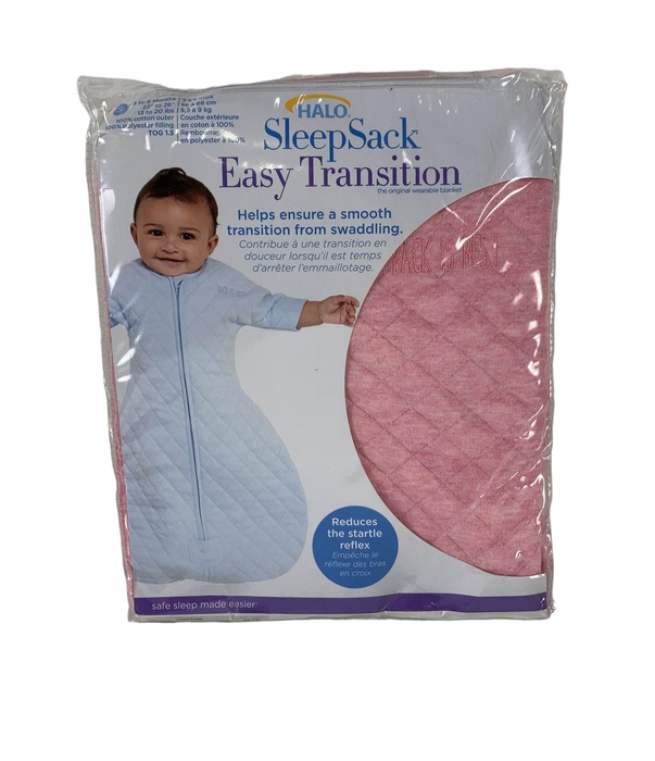 Shop Halo Easy Transition Sleepsack, Pink Heather Small at GoodBuy Gear
