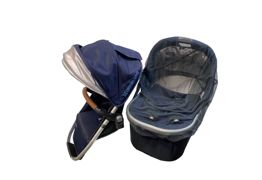 secondhand UPPAbaby VISTA V2 Double Stroller, 2017, Taylor (Indigo)