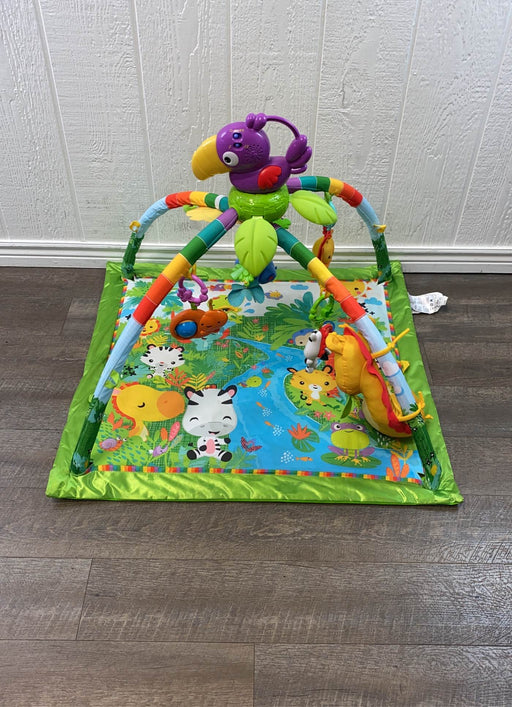 used Fisher Price Rainforest Melodies and Lights Deluxe Gym