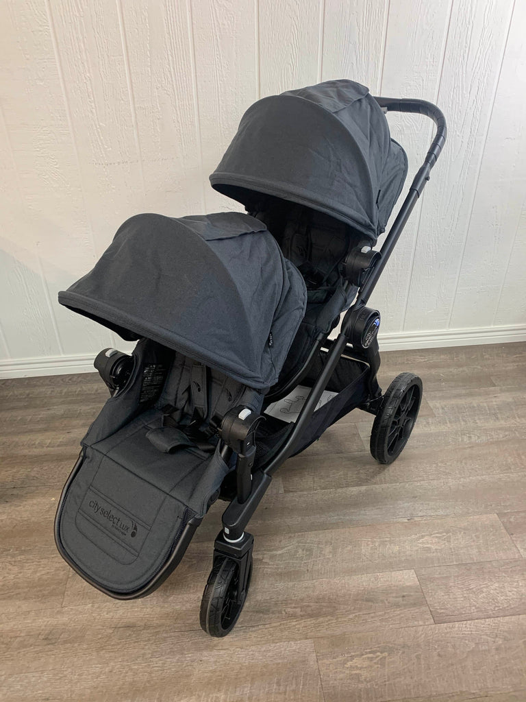 Baby Jogger City Select Lux Double Stroller, Granite, 2019