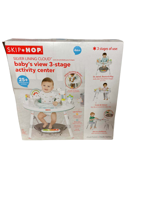 used Skip Hop Silver Lining Cloud Baby's View Activity Center