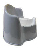 secondhand BabyBjorn Potty Chair, Gray/White