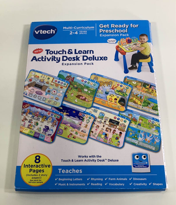 used VTech Touch and Learn Activity Desk Expansion Pack