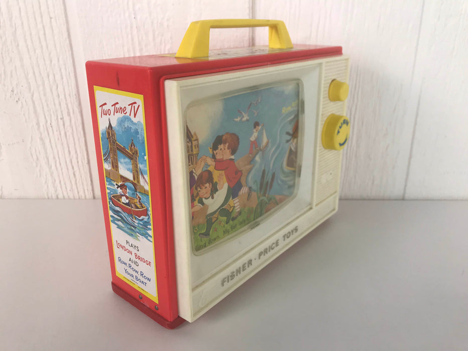 secondhand Fisher Price Vintage Musical TV
