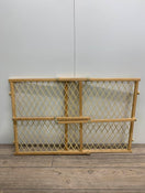 secondhand Evenflo Position And Lock Tall Pressure Mount Wood Gate