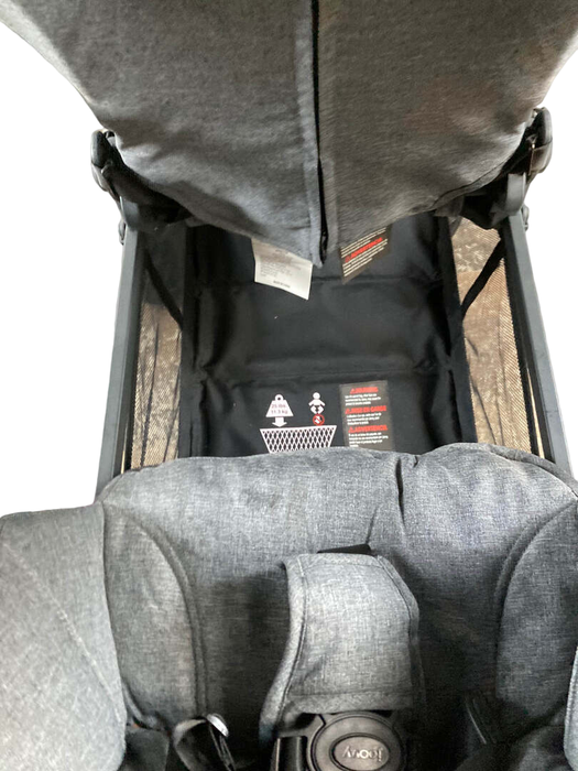 Joovy Caboose S Too Sit And Stand Double Stroller, 2018, Grey Melange