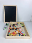 secondhand Lewo Wooden Double Sided Magnetic Easel