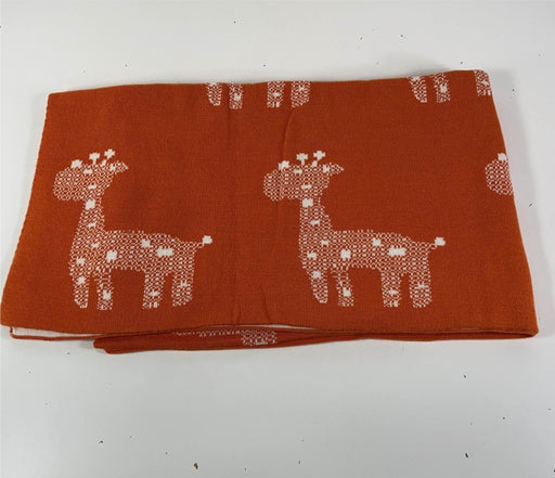 used Safavieh Throw Blanket, -Titan Orange