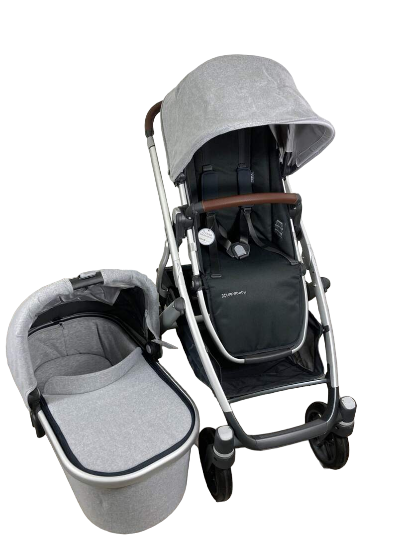 uppababy vista stella grey UPPAbaby VISTA V2 Stroller, Stella (Grey Brushed Melange), 2021