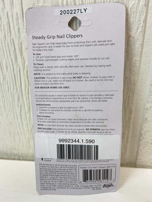 secondhand Safety 1st Steady Grip Nail Clippers