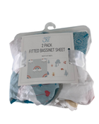 Shop JumpOff Jo 2 Pack Fitted Bassinet Sheets, Woodland Rainbow at GoodBuy Gear