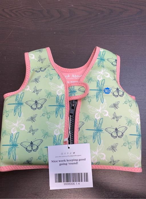 used Splash About Learn to Swim Go Splash Swim Vest, Ages 2-4