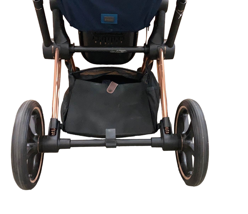 Cybex PRIAM Stroller, Rosegold, Nautical Blue, 2022