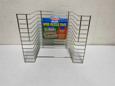 used Melissa & Doug Deluxe Wire Puzzle Storage Rack