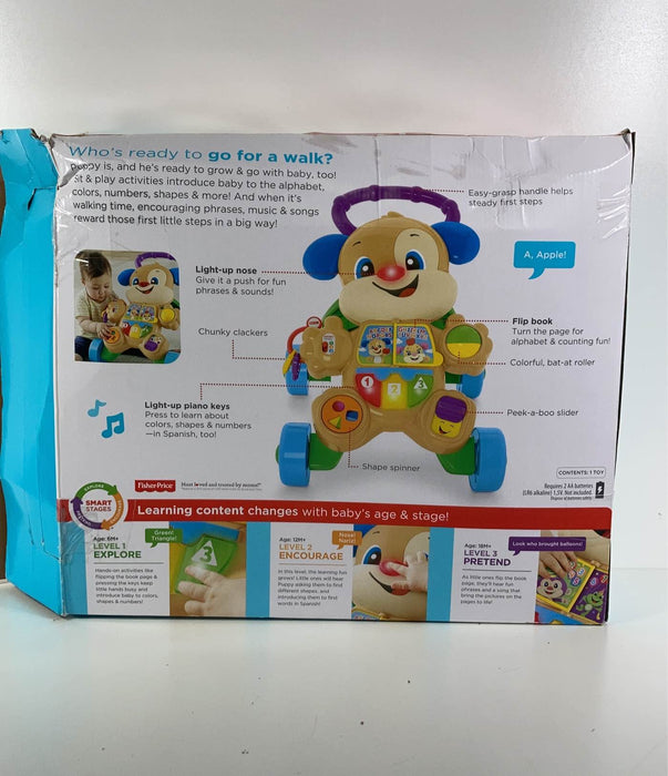 secondhand Fisher Price Laugh & Learn Smart Stages Learn With Puppy Walker