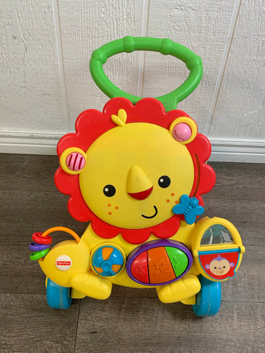 secondhand Fisher Price Musical Lion Walker