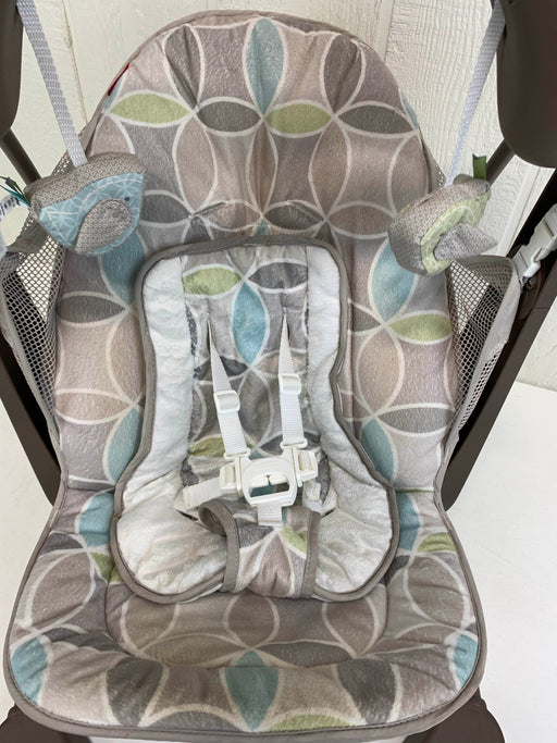 secondhand Fisher Price Deluxe Take-Along Swing & Seat