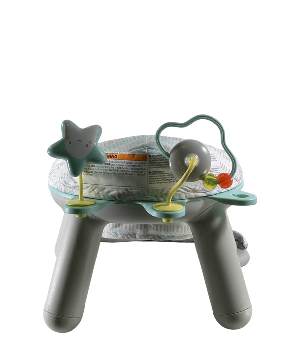 secondhand Skip Hop 2-in-1 Sit-up Activity Baby Chair, Silver Cloud Lining