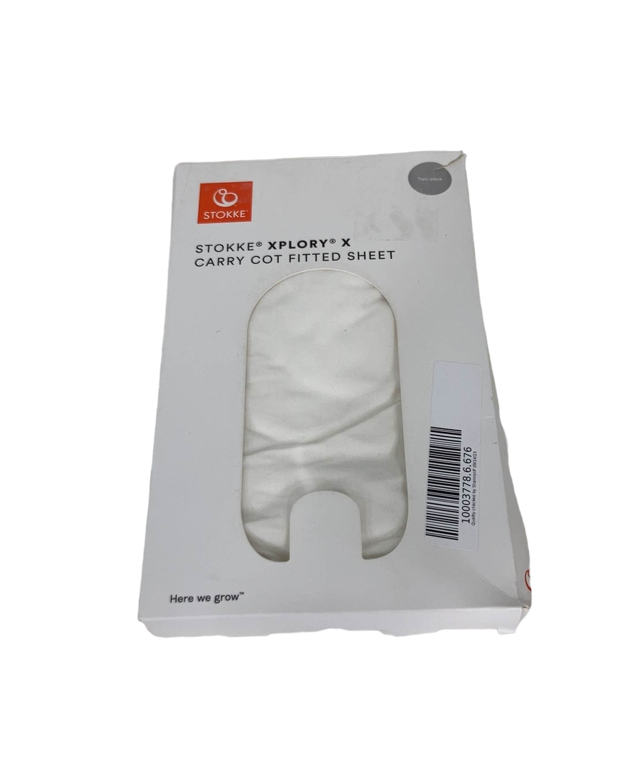 Stokke Xplory 2 Pk Fitted Sheet For Carry Cot