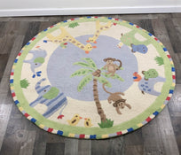 secondhand Pottery Barn Kids Jungle Friends Rug