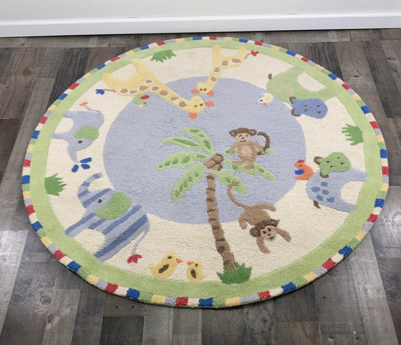 secondhand Pottery Barn Kids Jungle Friends Rug