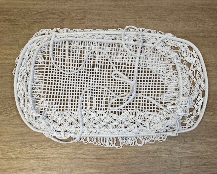 used Hanging Macrame Hammock Cradle