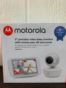 used Motorola 5” Portable Video Baby Monitor