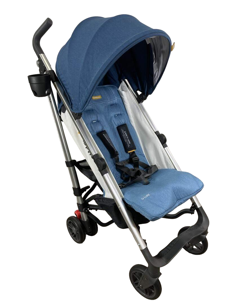 uppababy g luxe ani UPPAbaby G-LUXE Stroller, 2021, Aiden (Denim)
