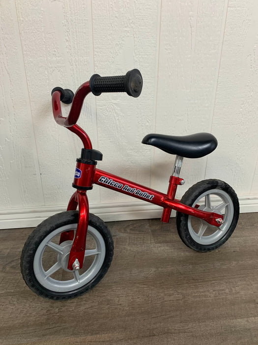 used Chicco Red Bullet Balance Bike