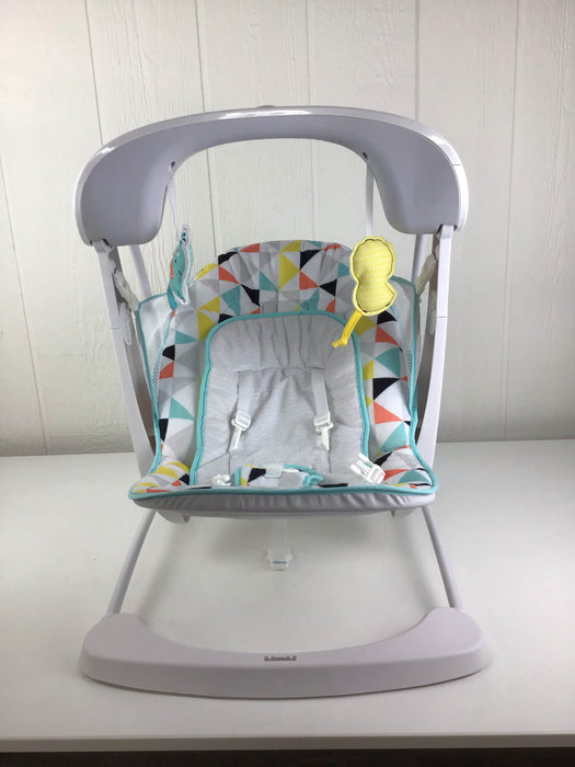 secondhand Fisher Price Deluxe Take-Along Swing & Seat