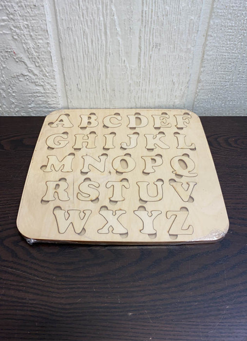 secondhand Wooden Alphabet Puzzle